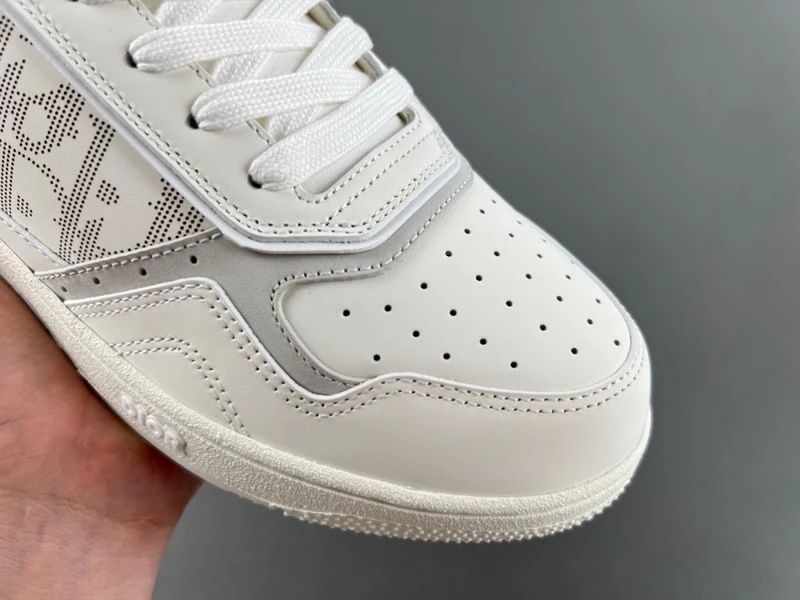 CD B27 Low-Top White Calfskin
