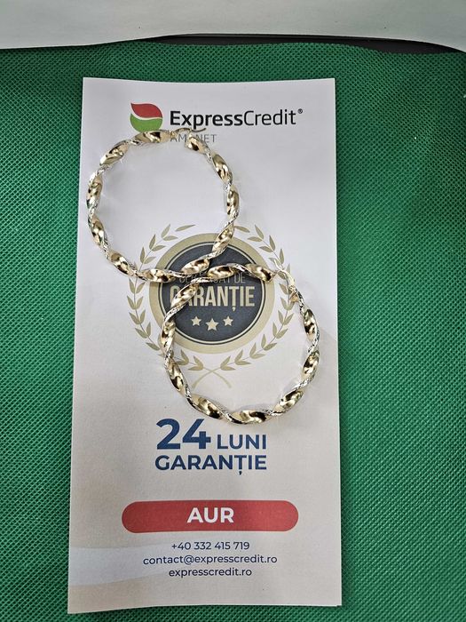 (Ag44 B5657) Cercei 14K 9.56g DOAR ACHIZITIE IN AGENTIE
