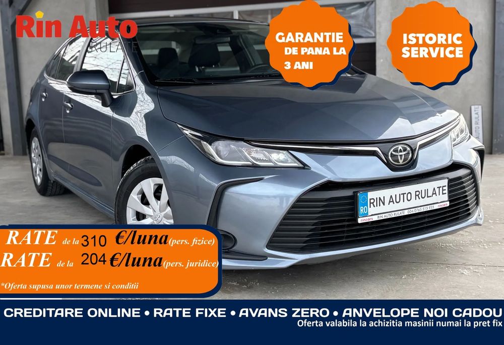Toyota Corolla Garantie ~ TVA 21% - Posibilitate vanzare si in RATE – Credit Leasing
