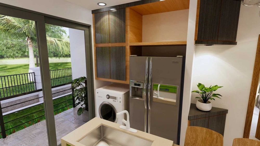 НА ИЗПЛАЩАНЕ - Евтина сглобяема къща с 2 спални, 116 кв. м