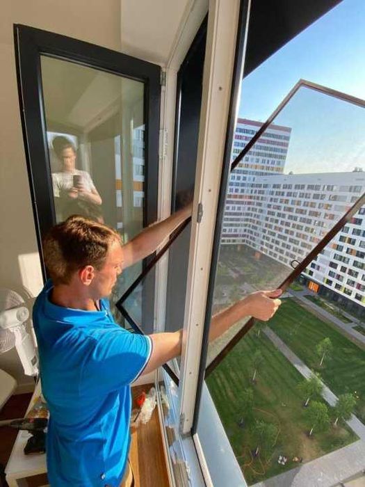 Антикошка и москитные сетки Астана. Ремонт пластиковых окон