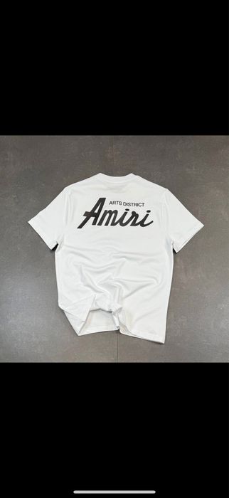 Tricou Amiri Alb si Negru calitatea Premium