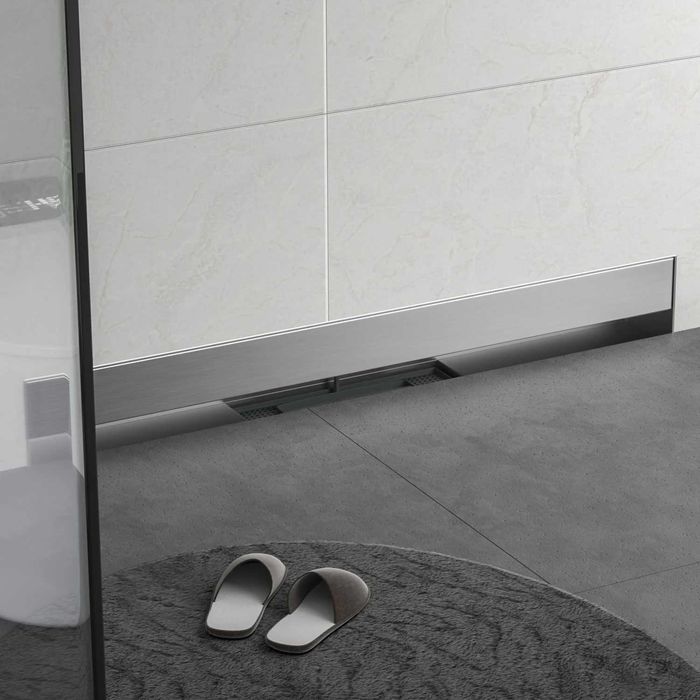 Линеен стенен скрит сифон за баня Neodrain 60см / 70см / 80см