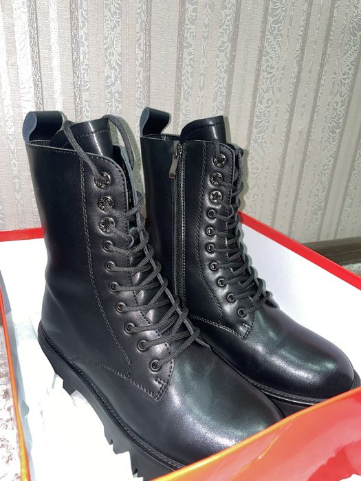 Ботинки женские зимние новые эко кожа