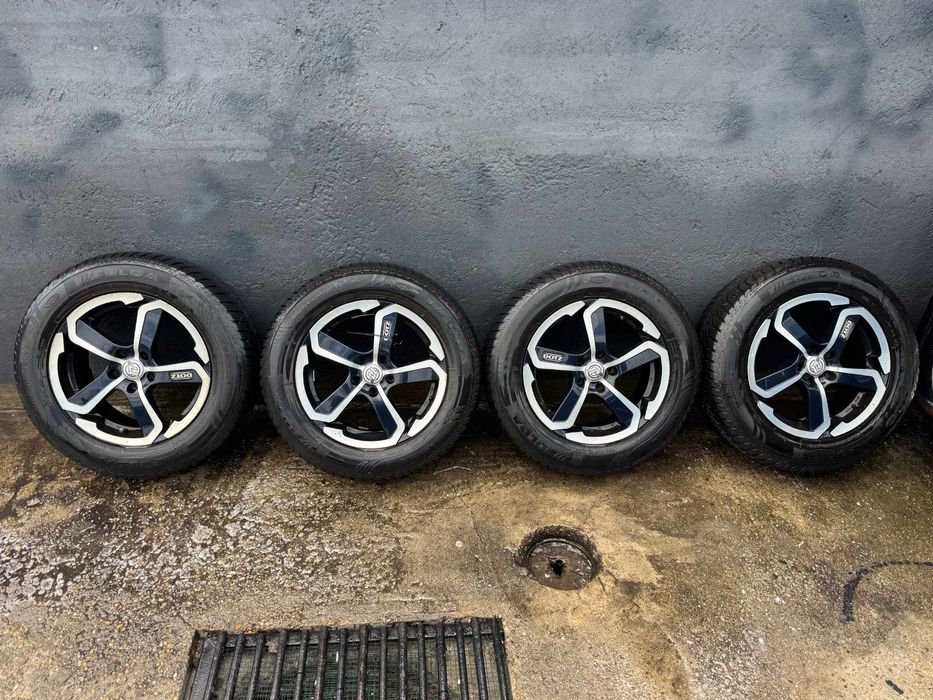 Set Jante Dotz Hyundai, Kia R17 5x114,3 cu Anvelope Fulda 225/65 R17 IARNA M+S