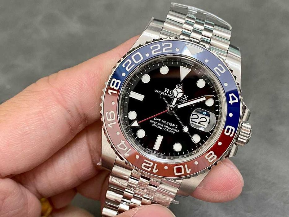 rolex gmt-master batman/pepsi
