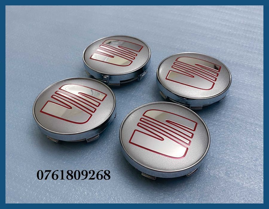 Set 4 capace 60mm jante aliaj Seat