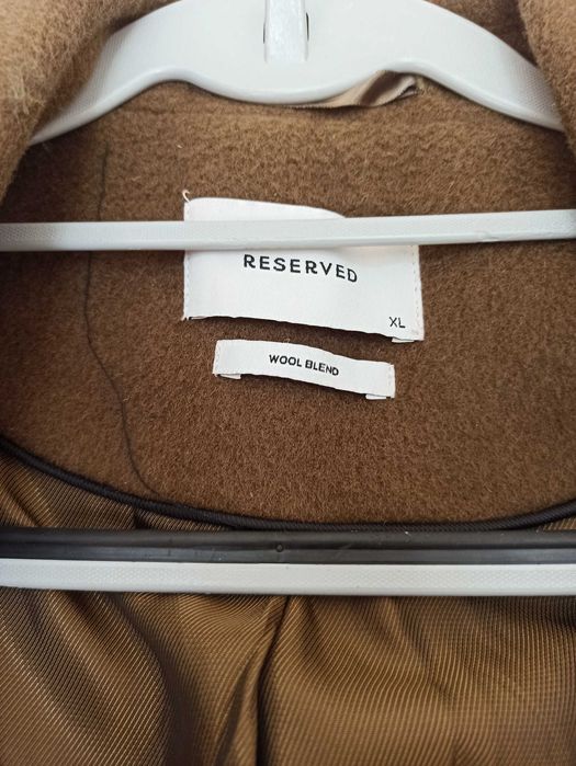 НОВА ЦЕНА! Ново мъжко вълнено палто Reserved XL