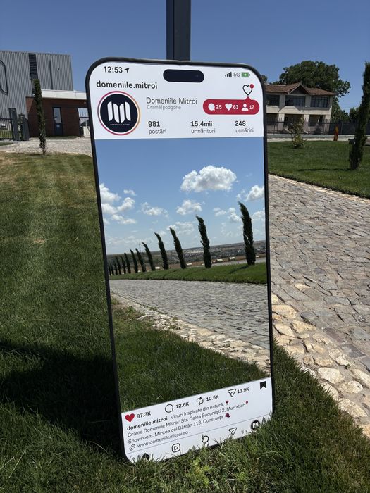 Oglinda Instagram - Facebook - TikTok Led