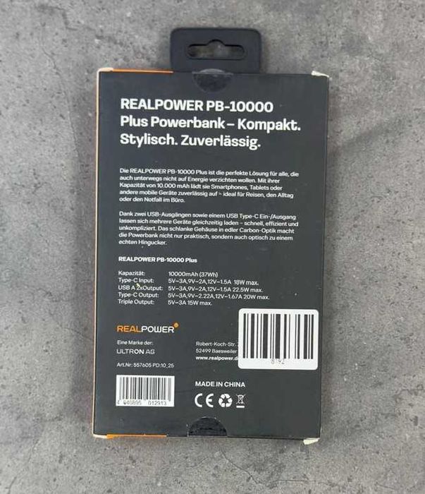 Real Power- PB - 10000 Plus [#8192#]