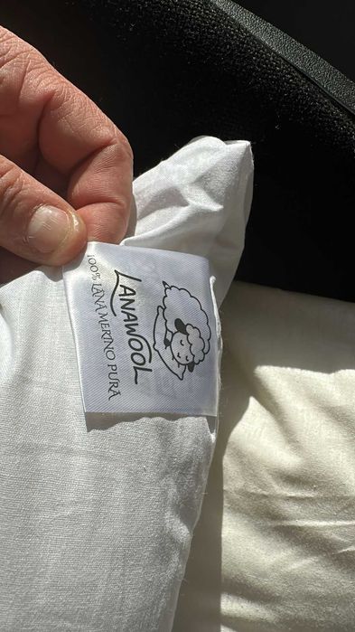 Perne din lână Merino biluțe 100% naturale – 50x70 / 40x40 – confort