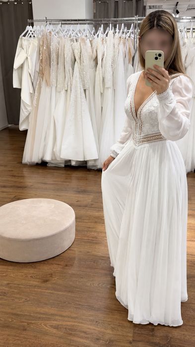 Rochie Mireasă - Croială Fluidă