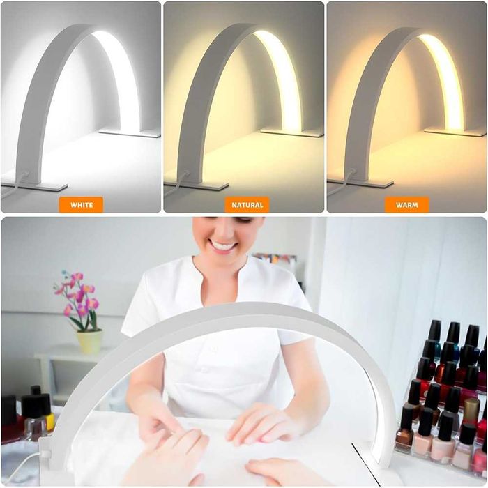 Настолна лампа за маникюр Полумесец / Лампа дъга / ЛЕД Лампа Half Moon