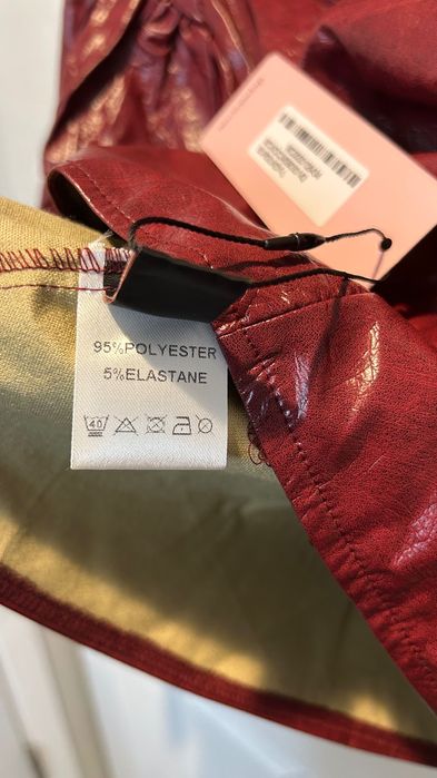 Рокля с кожен ефект Micas