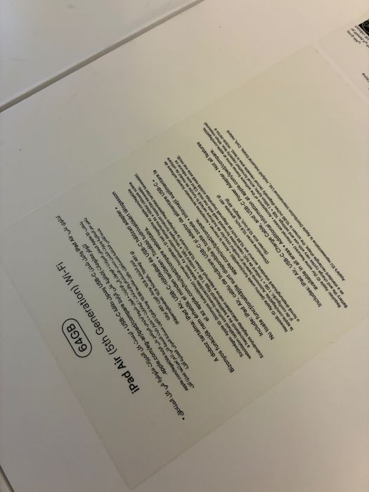 Apple iPad Air 5 (2022), 10.9", 64GB, Wi-Fi