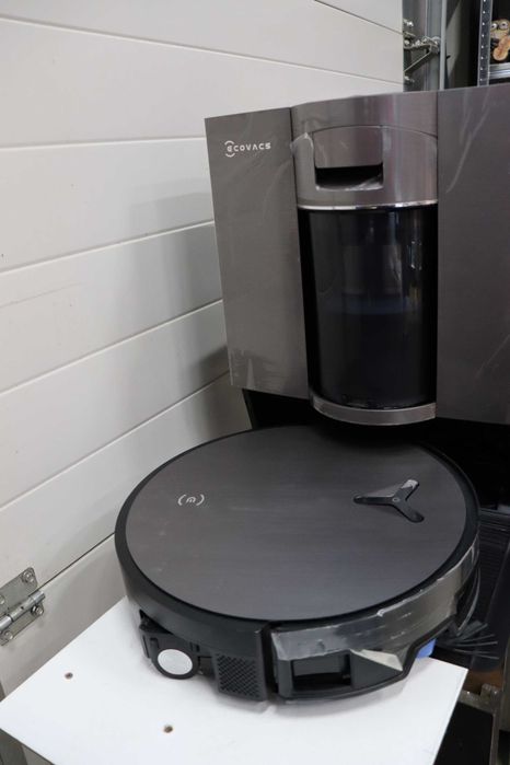 ECOVACS X11 OMNICYCLONE Роботизирана прахосмукачка с функция за моп, струя и 19 500 Pa, изкачване 4 см удължаващ се моп, PureCyclone, авт. изпразване