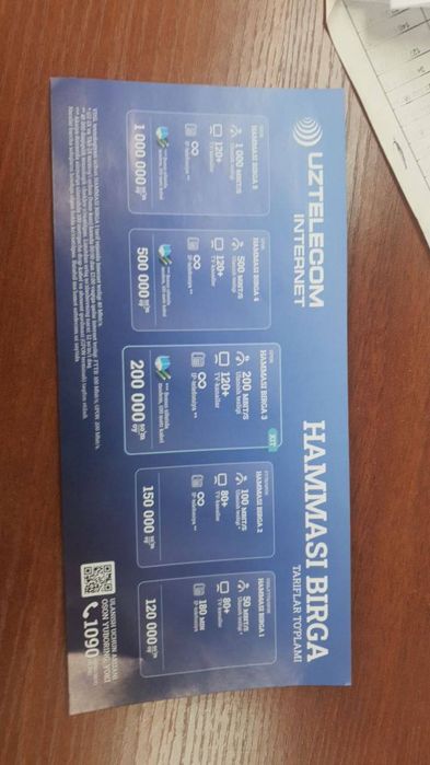 Uztelecom boʼyicha patklucheniya qilamiz simi bor rotri bor asiyada.