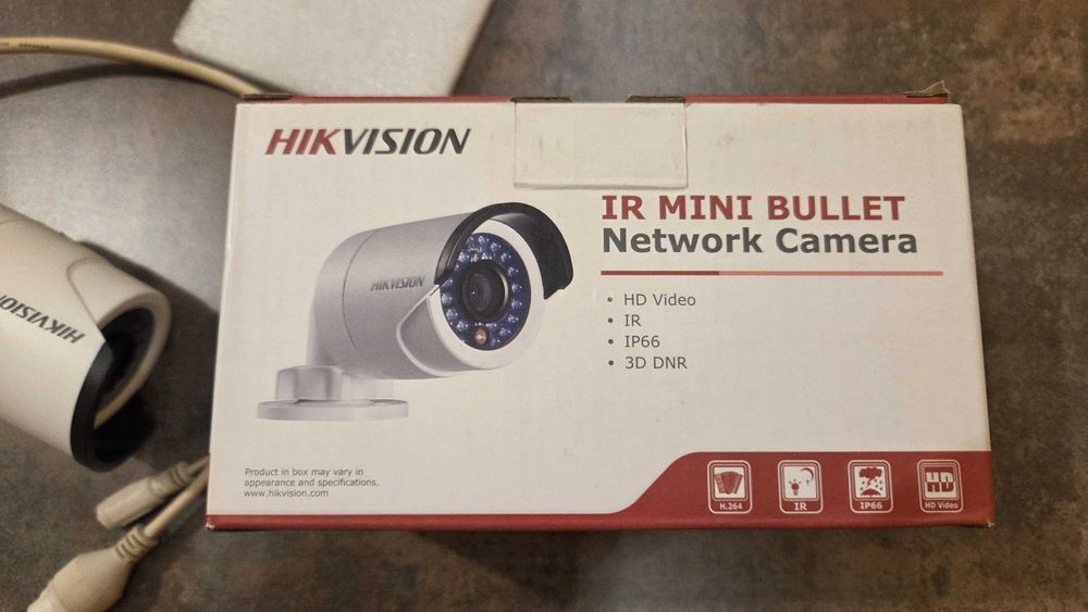 Camera Hikvision IP Mini Bullet, 5MP FHD+, IR 50m, PoE, Folosita