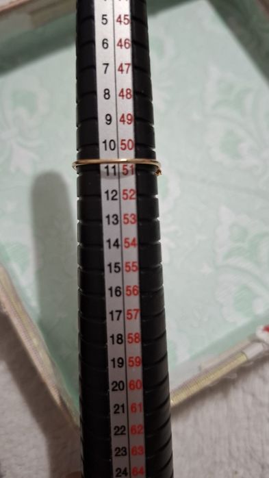 Inel aur 14k cu hematite