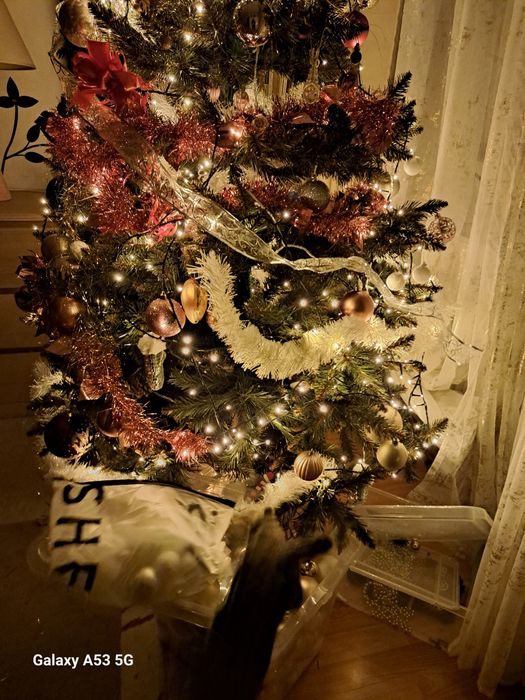 Brad artificial promo Kring Dover, 180 cm, PVC, cu suport metalic,