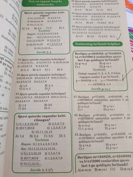 Matematika Master kitobi