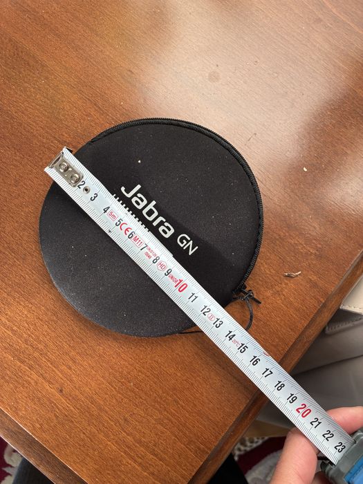 10 lei husa gadget neagra 12 cm rotunda