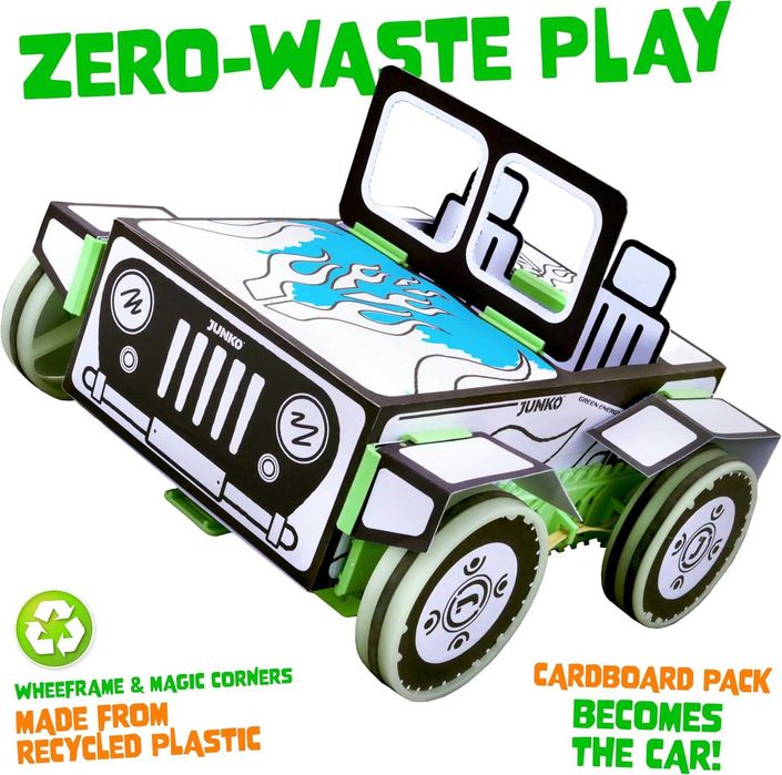 Детски комплект за изработка на кола от екологични материали