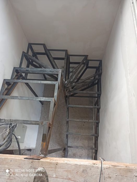 Изготовление металлокаркасов, лестниц