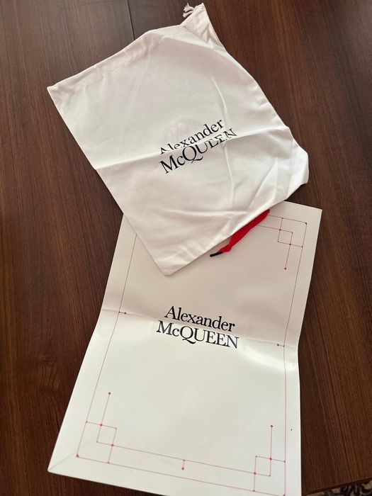 Alexander McQueen Zipper Tooth White