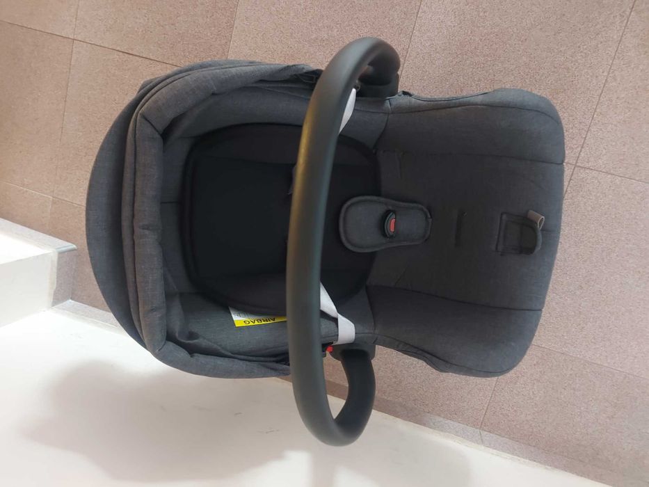 Детско столче - кошница за кола Veyron MONI - тъмно сив