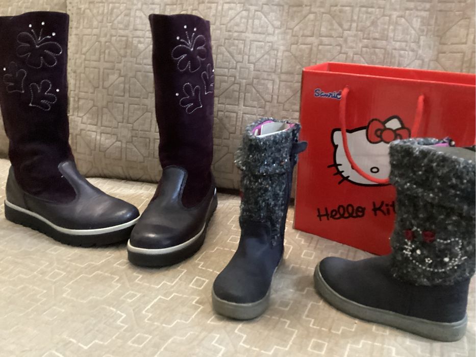 Сапоги на девочку р.24, 36 Италия