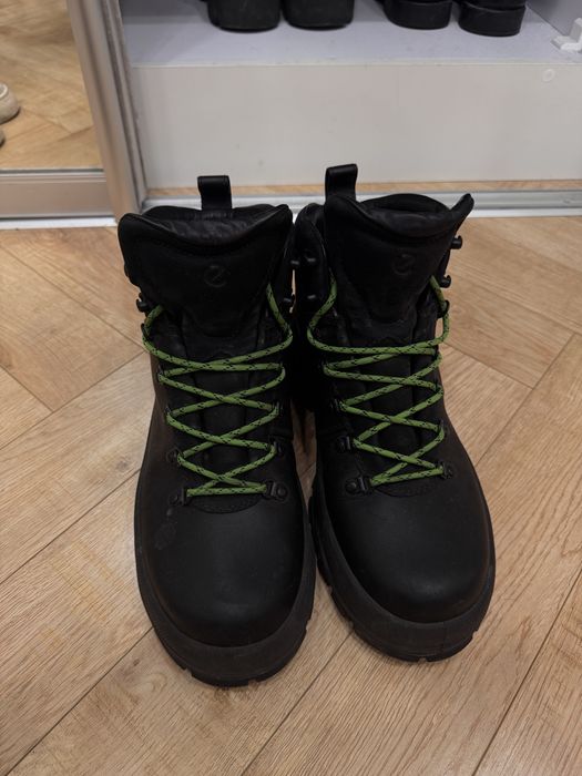 Ecco ботинки, кожанные