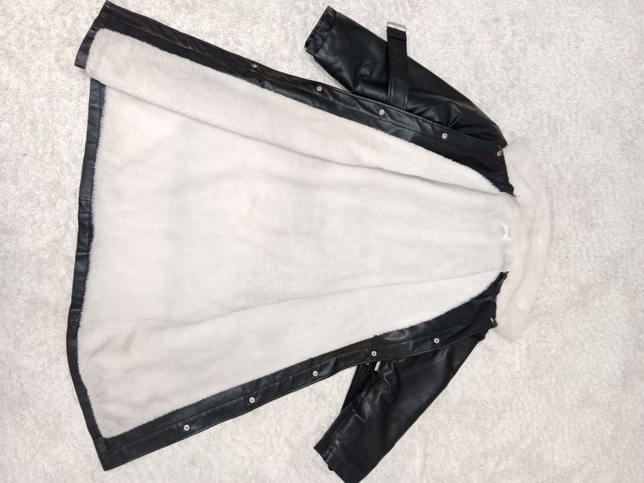 Зимняя кожаная куртка