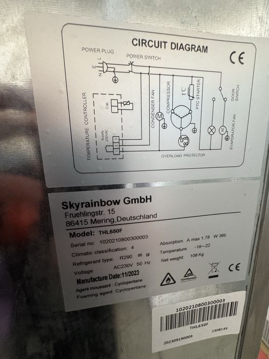 Професионален фризер 20бр. Немски! Чисто нови! -18-22 ТОП ОФЕРТА!