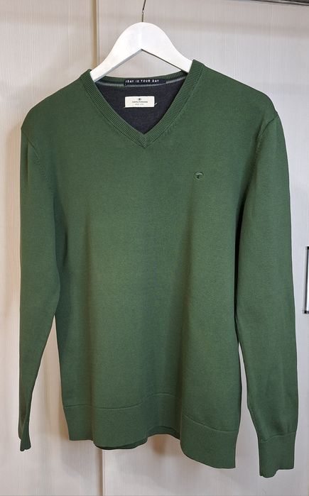 Хлопковый пуловер Tom Tailor