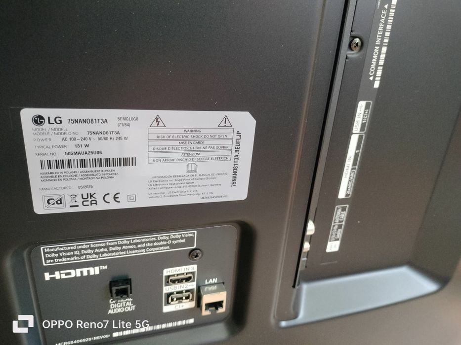 Televizor LG nou ecran fisurat