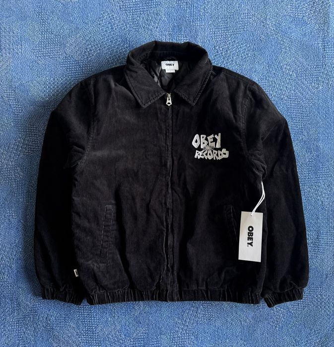 OBEY The Crew Corduroy Jacket ОРИГИНАЛНО мъжко яке - S