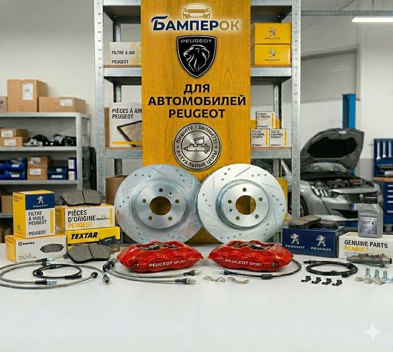Тормозные диски колодки суппорта и другое для Peugeot