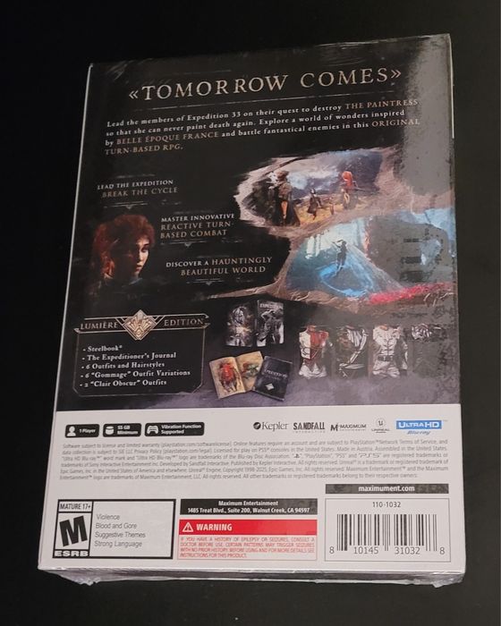 Clair Obscur Expedition 33 Lumiere Edition PS5 cu steelbook