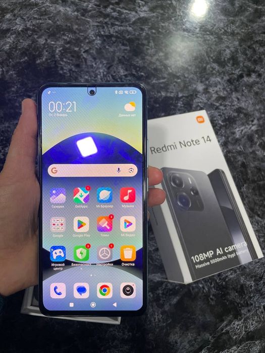 Redmi note 14 yengi kop ishlatlnmagan