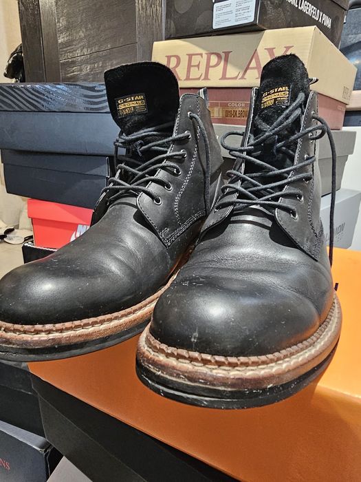 G-Star Raw кожени боти