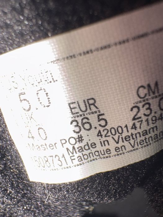 Vans кецове черни 36.5