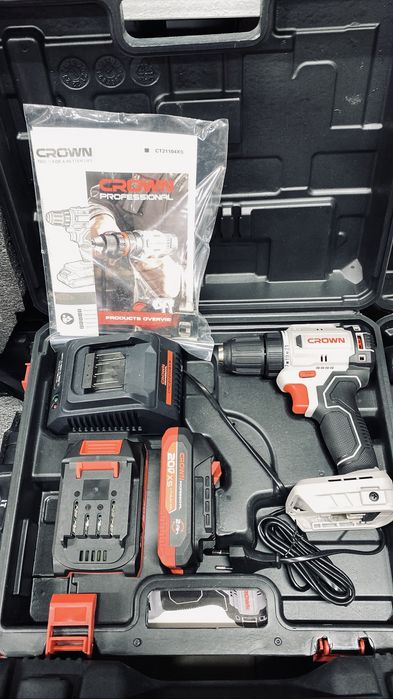 Шуруповерт КРАУН, CROWN, безщеточный