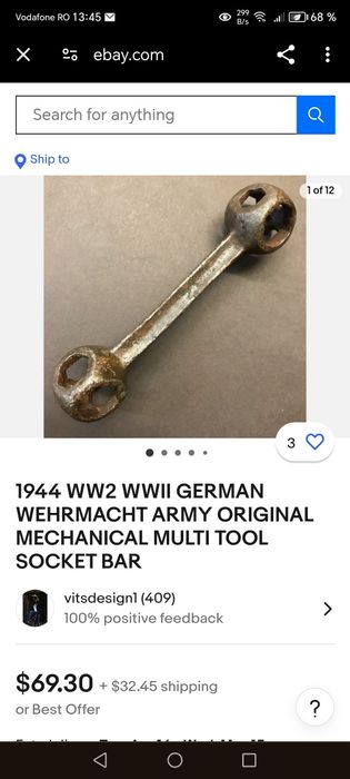 Cheie de bicicleta WW2