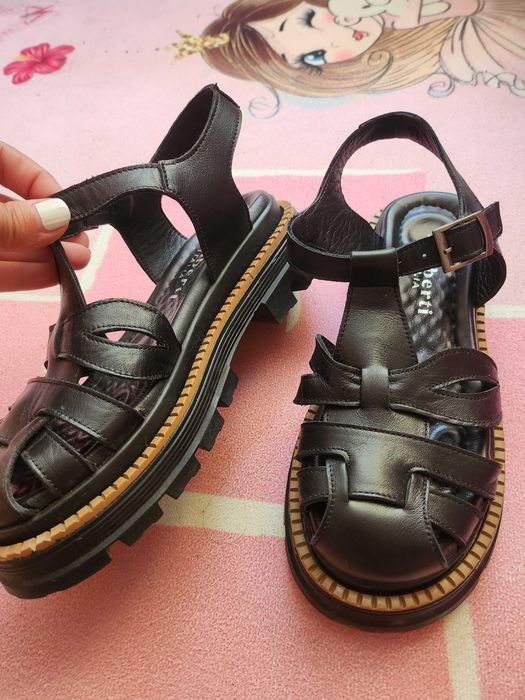 Дамски сандали естествена кожа номер 36