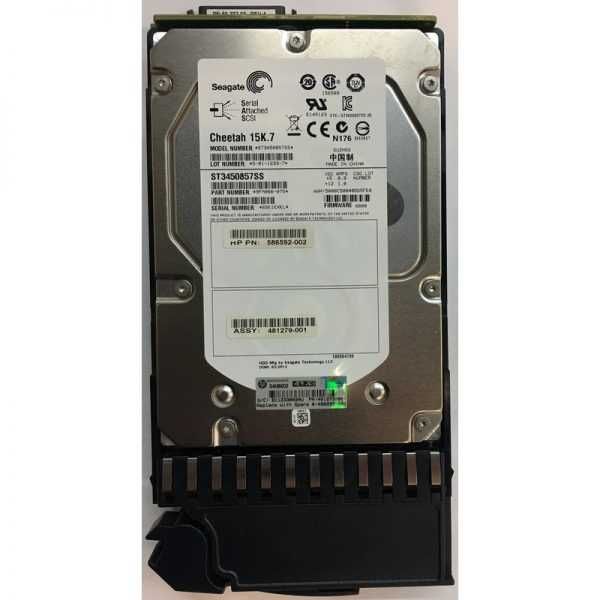 Hdd 2,5" 900 GB Hard Server 481279-001 HP 450GB 15K SAS 3.5″ HDD tray