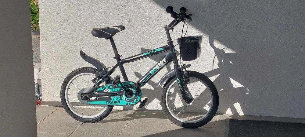 bicicleta copii 16 inch cu roti ajutătoare