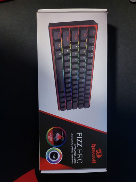Tastatura gaming redragon fizz pro k610 rgb(cu softweare)