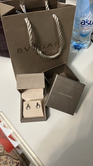 Серьги bvlgari (original)