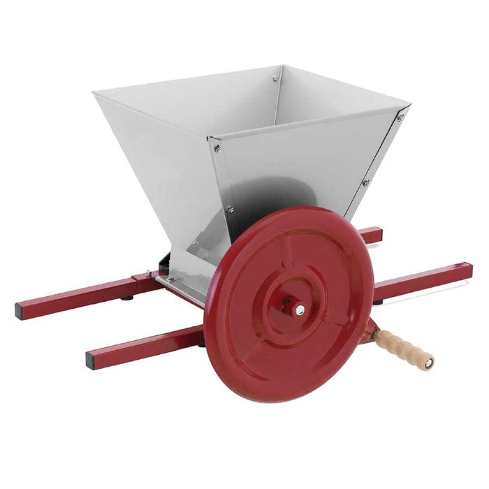 Zdrobitor struguri manual ZSM-35, cuva INOX 35 L Productivitate: max. 500kg/h